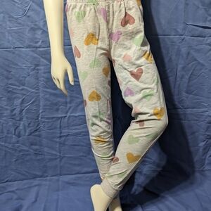 Heart Patterned Pajama Pants